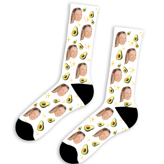 Avocado Face Socks