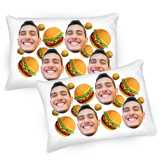 Burger Face Pillowcases