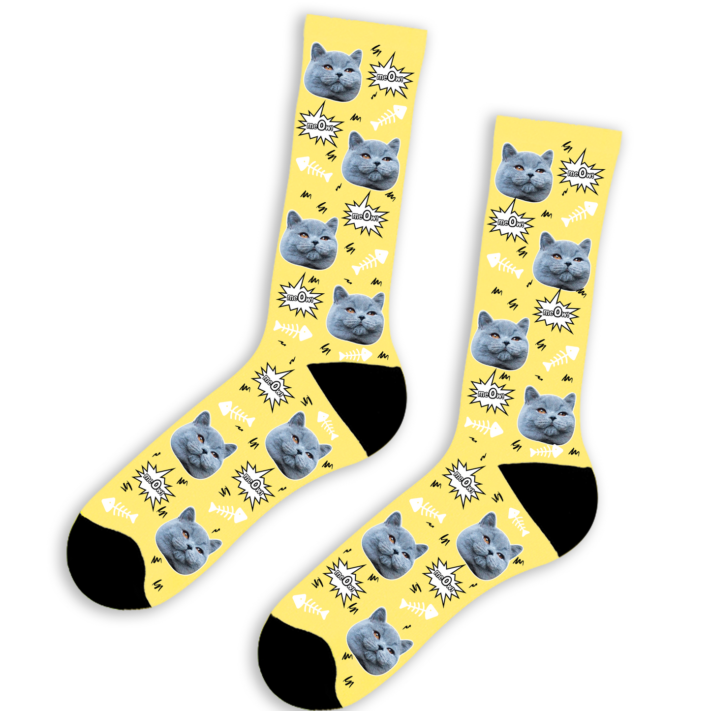 Meow Face Socks